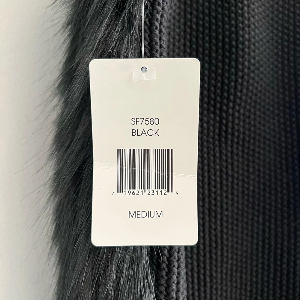 Sebby Collection Faux Fur Vest.